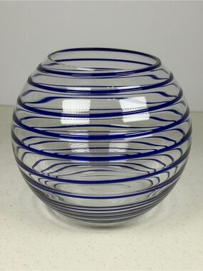 Kate Spade New York Charlotte Street Striped Glass Bowl